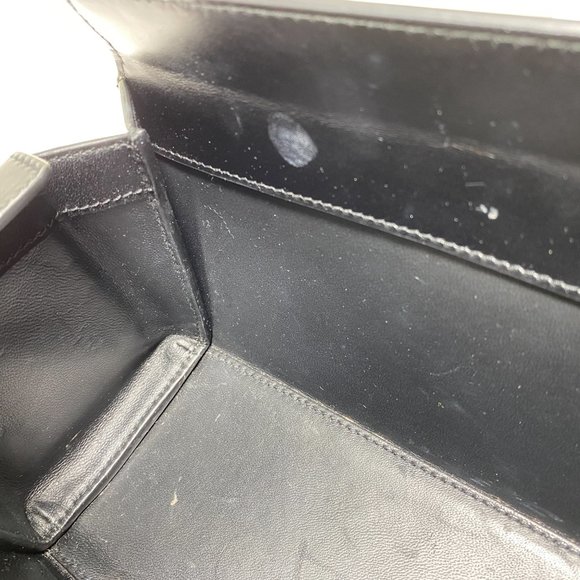 LANVIN Black 'Pencil Bag' in Calf - Picture 10 of 14